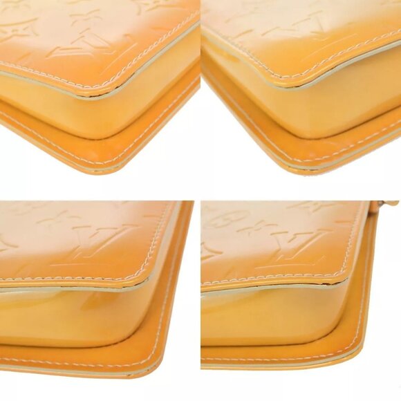 LOUIS VUITTON Lexington Shoulder Bag Monogram Vernis Beige - Picture 7 of 16
